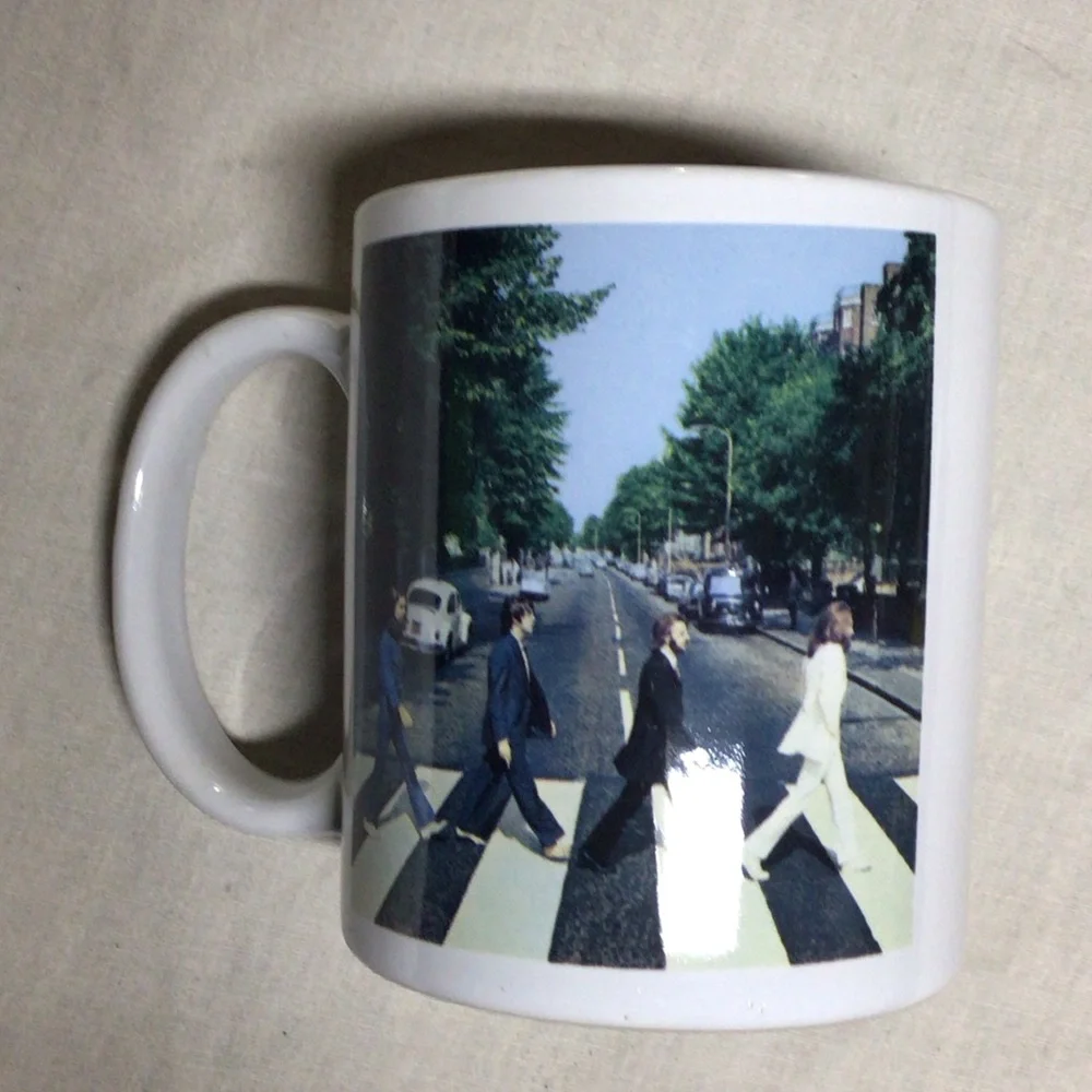 Beatles abbey road coffee cup